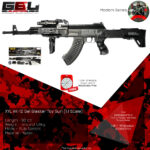 XYL AK12 Gel Blaster Toy Gun (Black) – 1:1 Scale