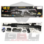 XYL AK12 Gel Blaster Toy Gun (Black) – 1:1 Scale