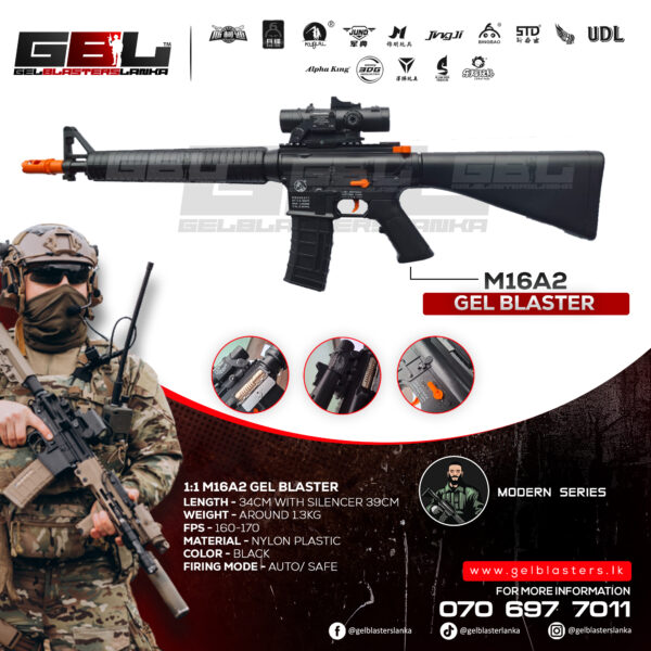 M16A2 Gel Blaster (1:1 Scale)