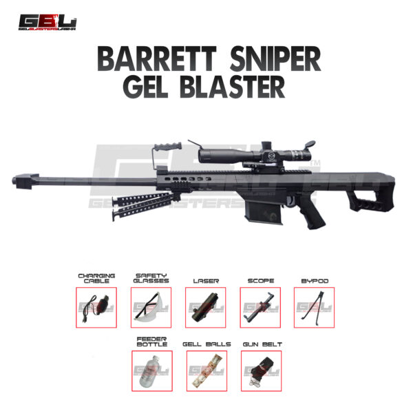 Barrett Gel Blaster Sniper (1:1 Scale) - Image 3