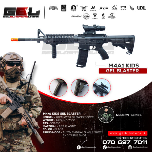M4A1 Kids Gel Blaster