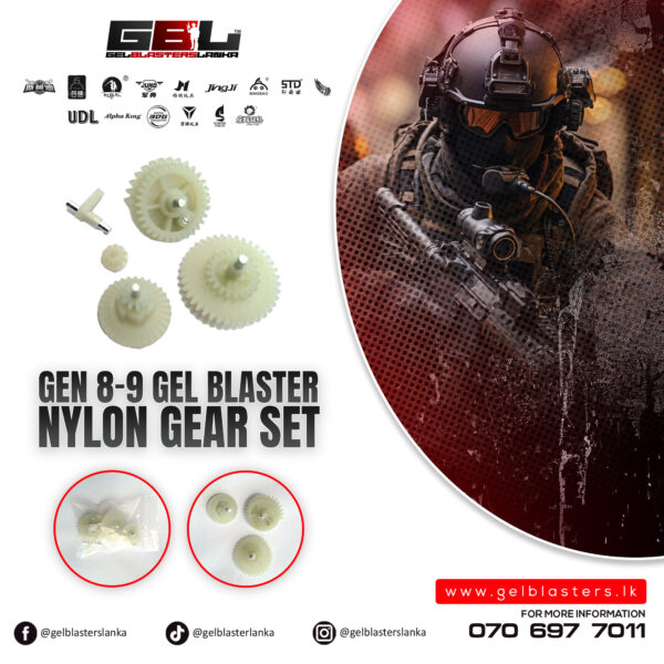 Gen 8-9 Gel Blaster Nylon Gear Set