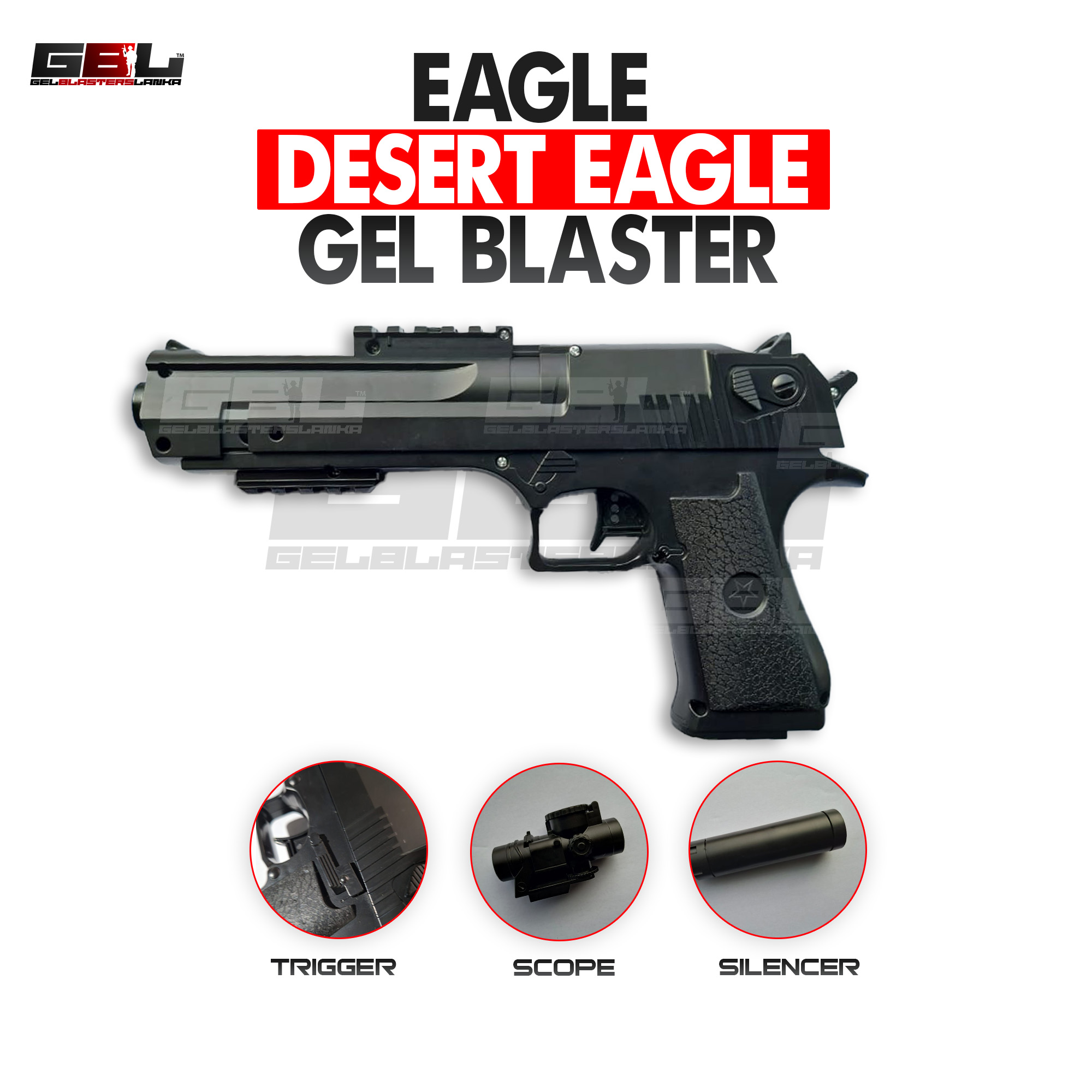 Eagle (Desert eagle) Gel blaster - Image 2