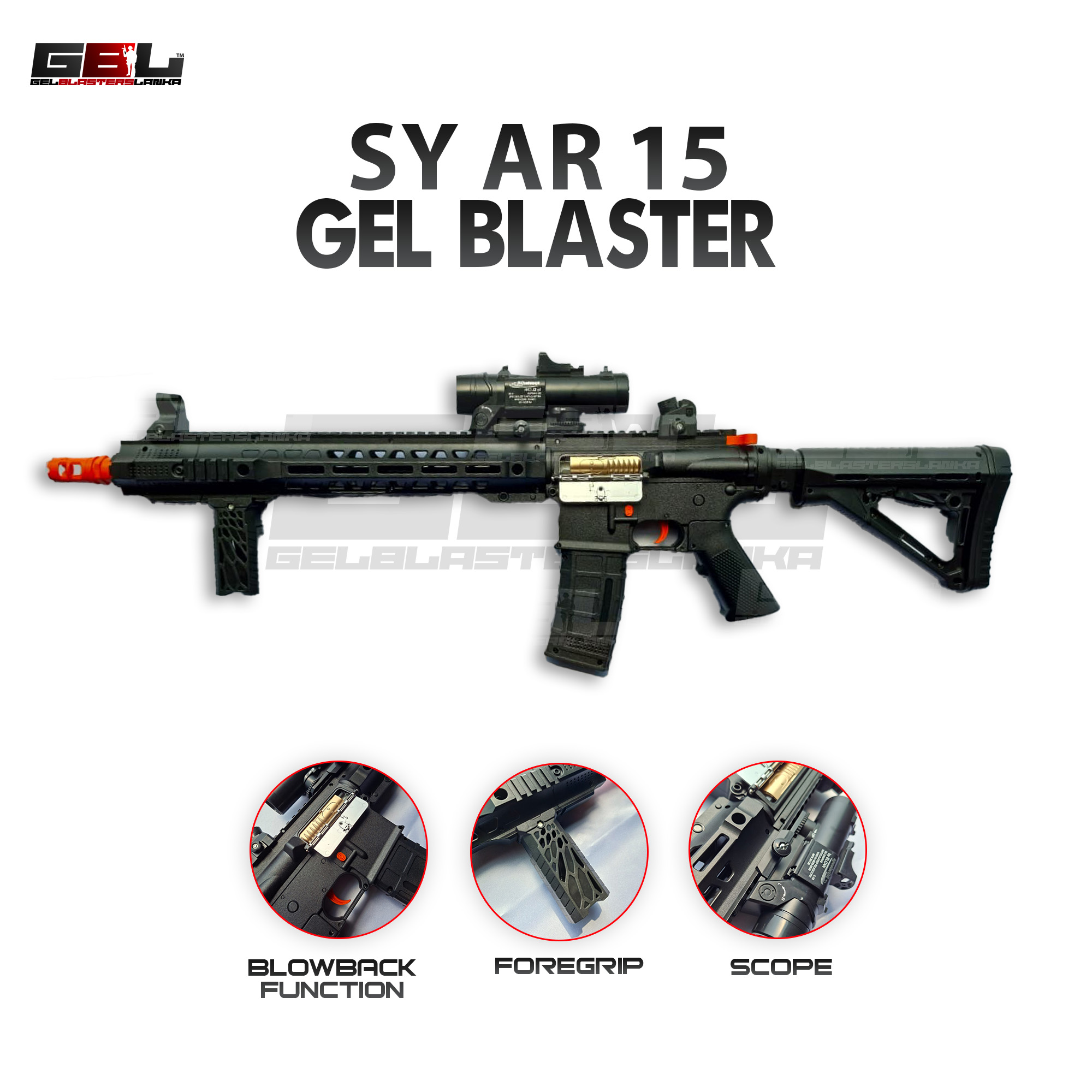 SY AR 15 Gel Blaster - Image 2