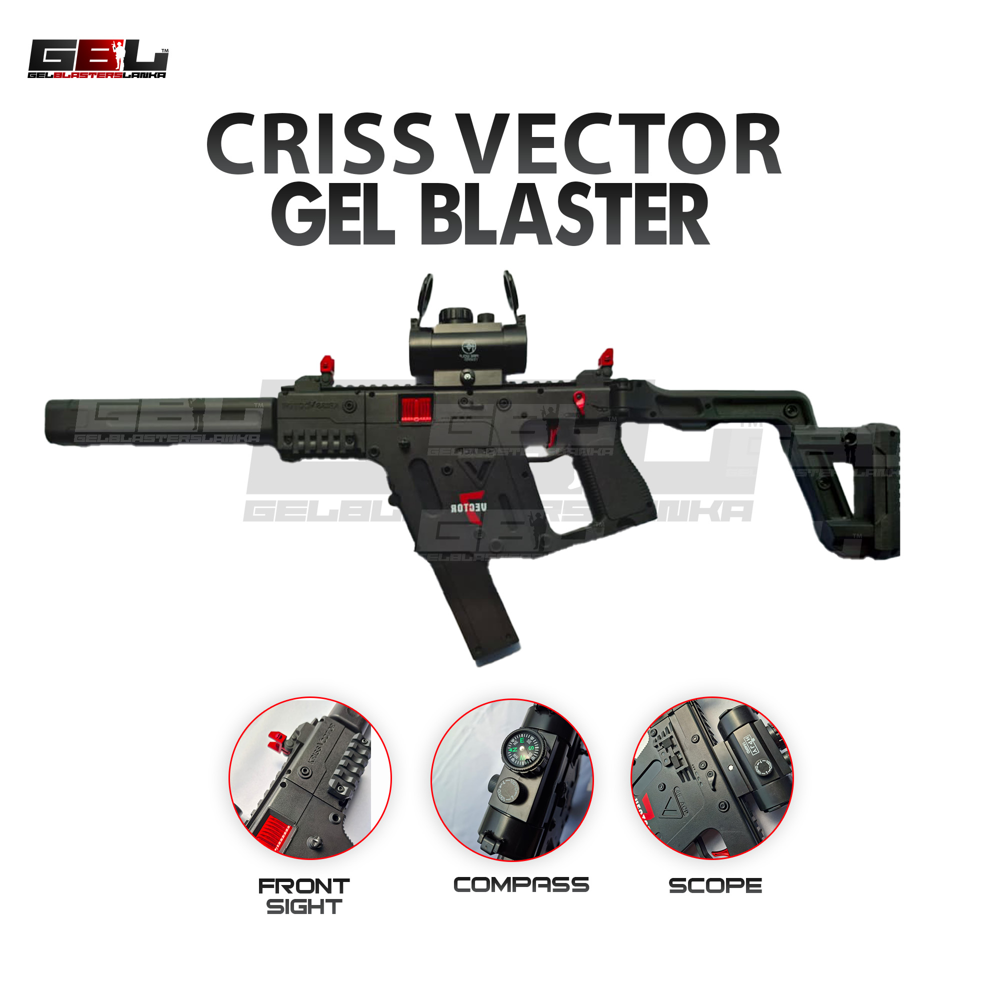 Kriss Vector Mini Single Mag Gel Blaster - Image 2