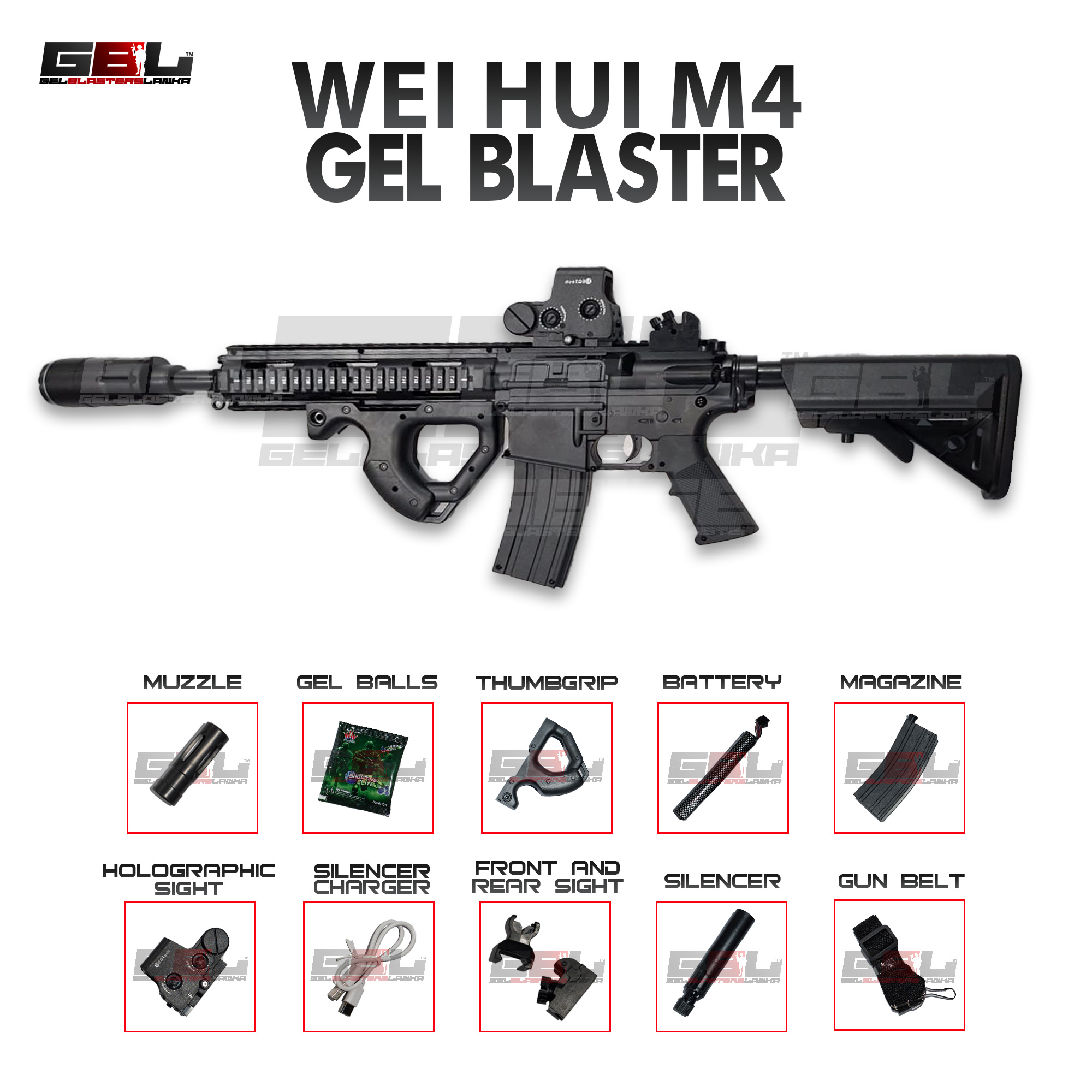 Wei Hui M4 Gel Blaster - Image 3