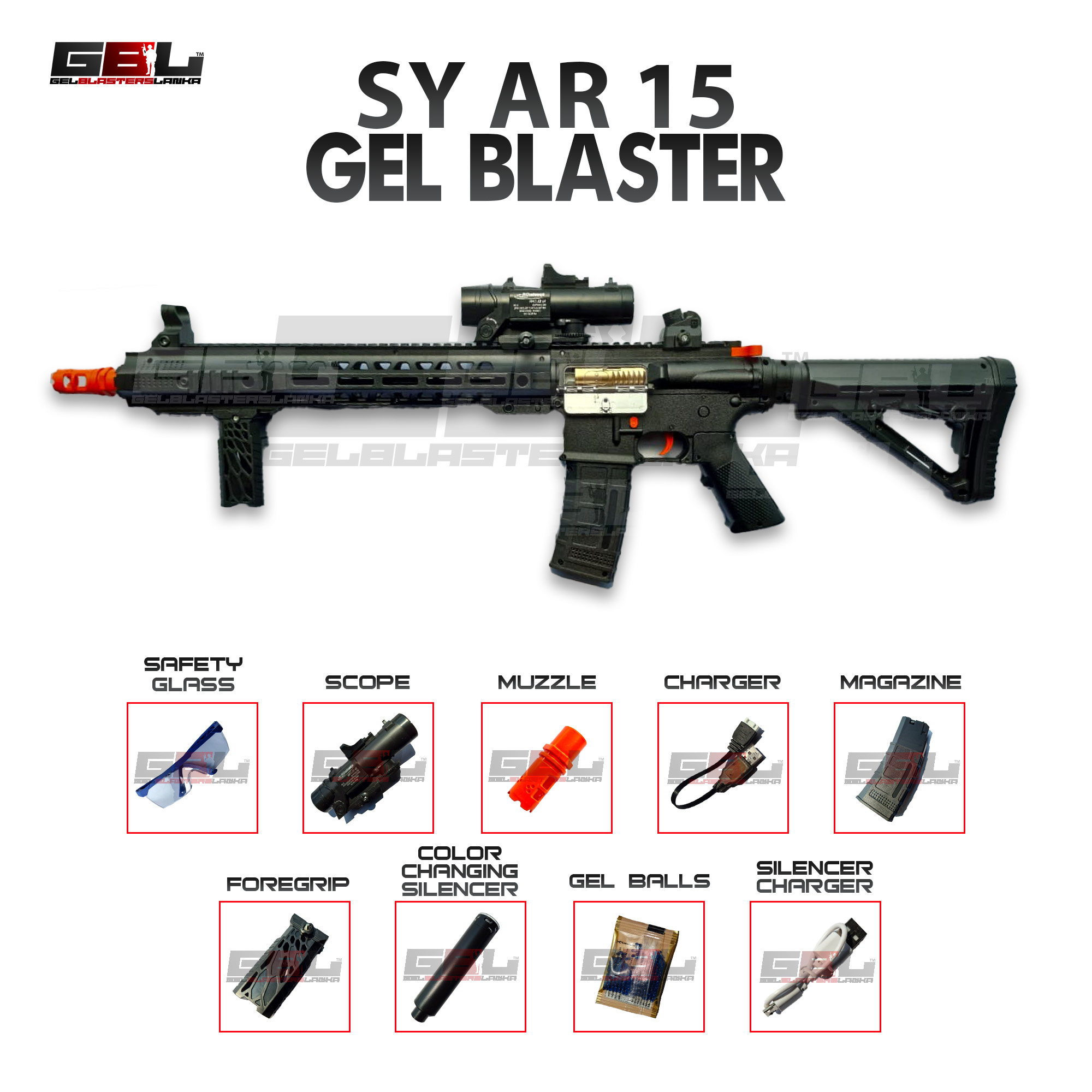 SY AR 15 Gel Blaster - Image 3
