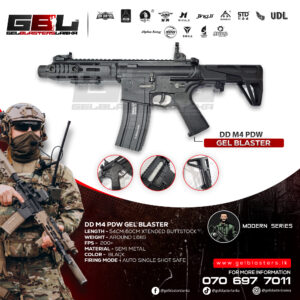 TG DD M4 PDW Metal gear box Gel blaster (1:1 Scale)