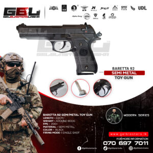 XY Beretta Semi Metal toy gun (1:1 Scale)