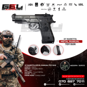 XY Beretta Metal manual toy gun (1:1 Scale)