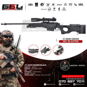 JY AWM Sniper Gel Blaster – Black color