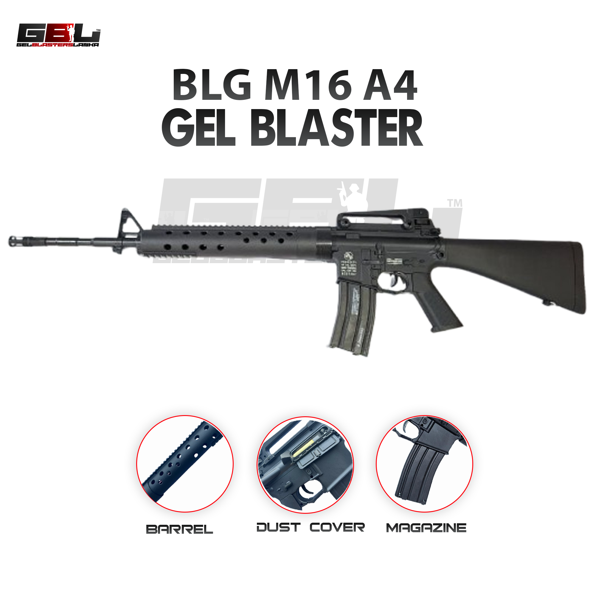 BLG M16 A4 Gel Blaster - Image 2