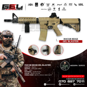 M4 CQB Gel Blaster Beige Color
