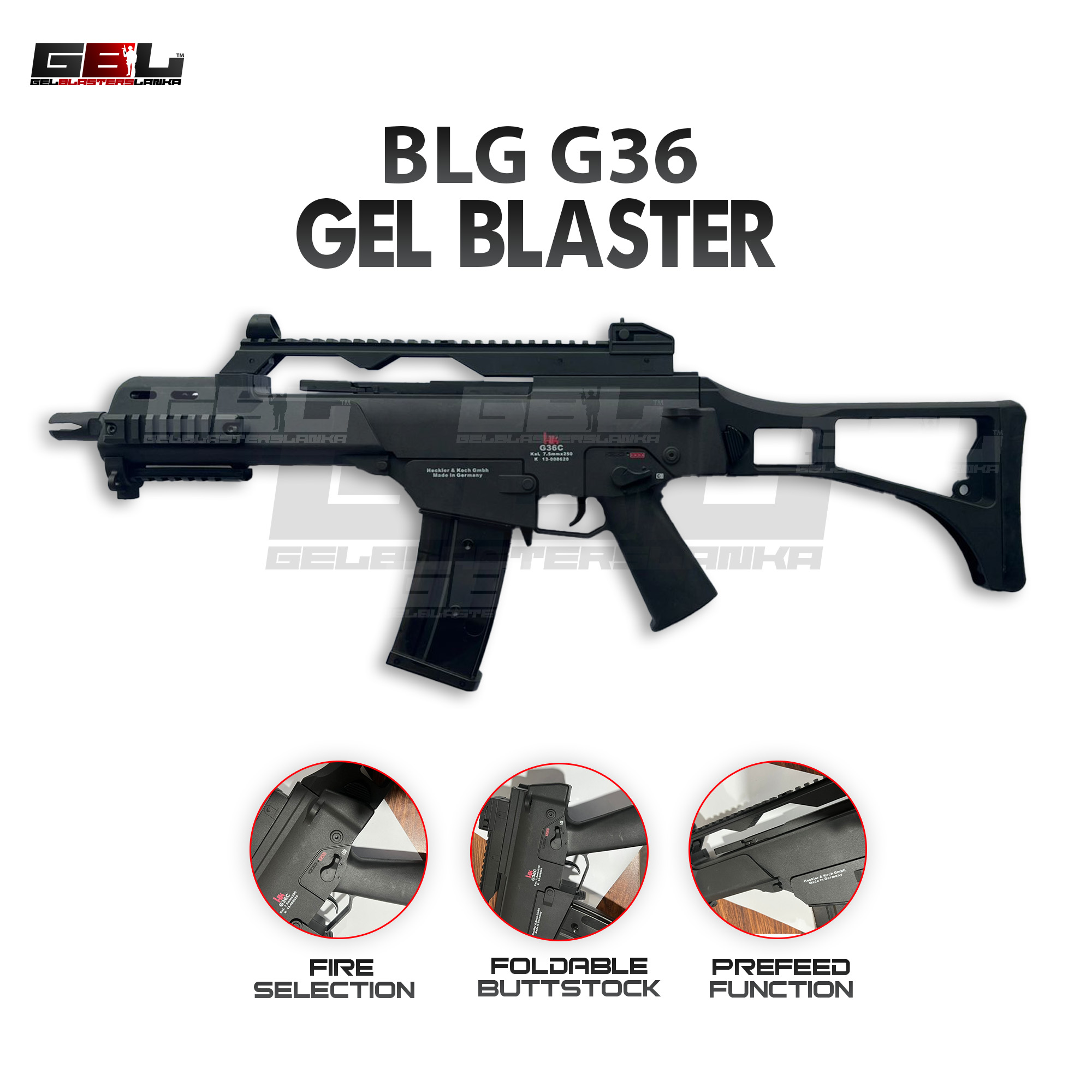 BLG G36 gel Blaster - Image 2