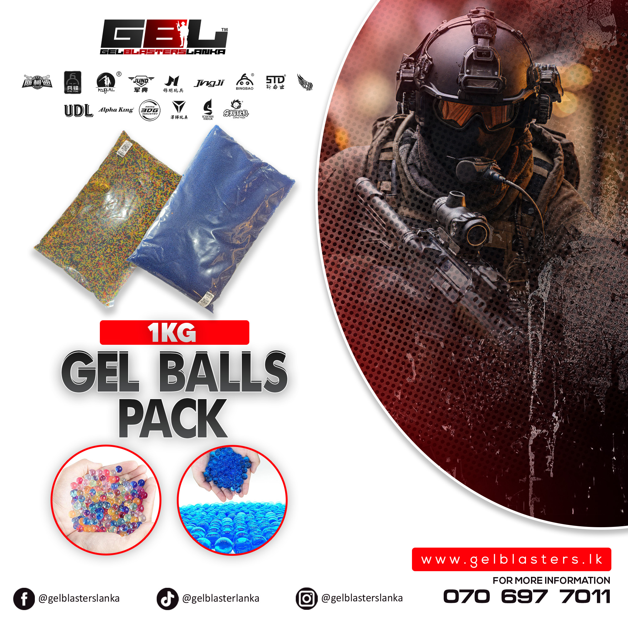 Gel Balls 1 KG pack